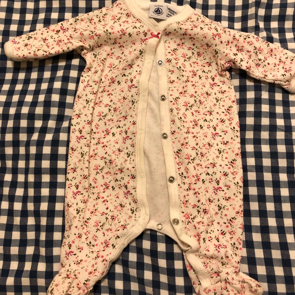 Le Petit Bateau Footed Snap Footie / Sleeper